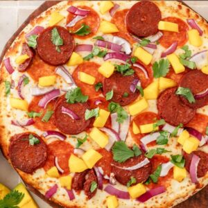 Curry-Mango Pizza
