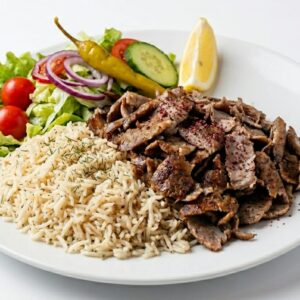Kebab riisillä